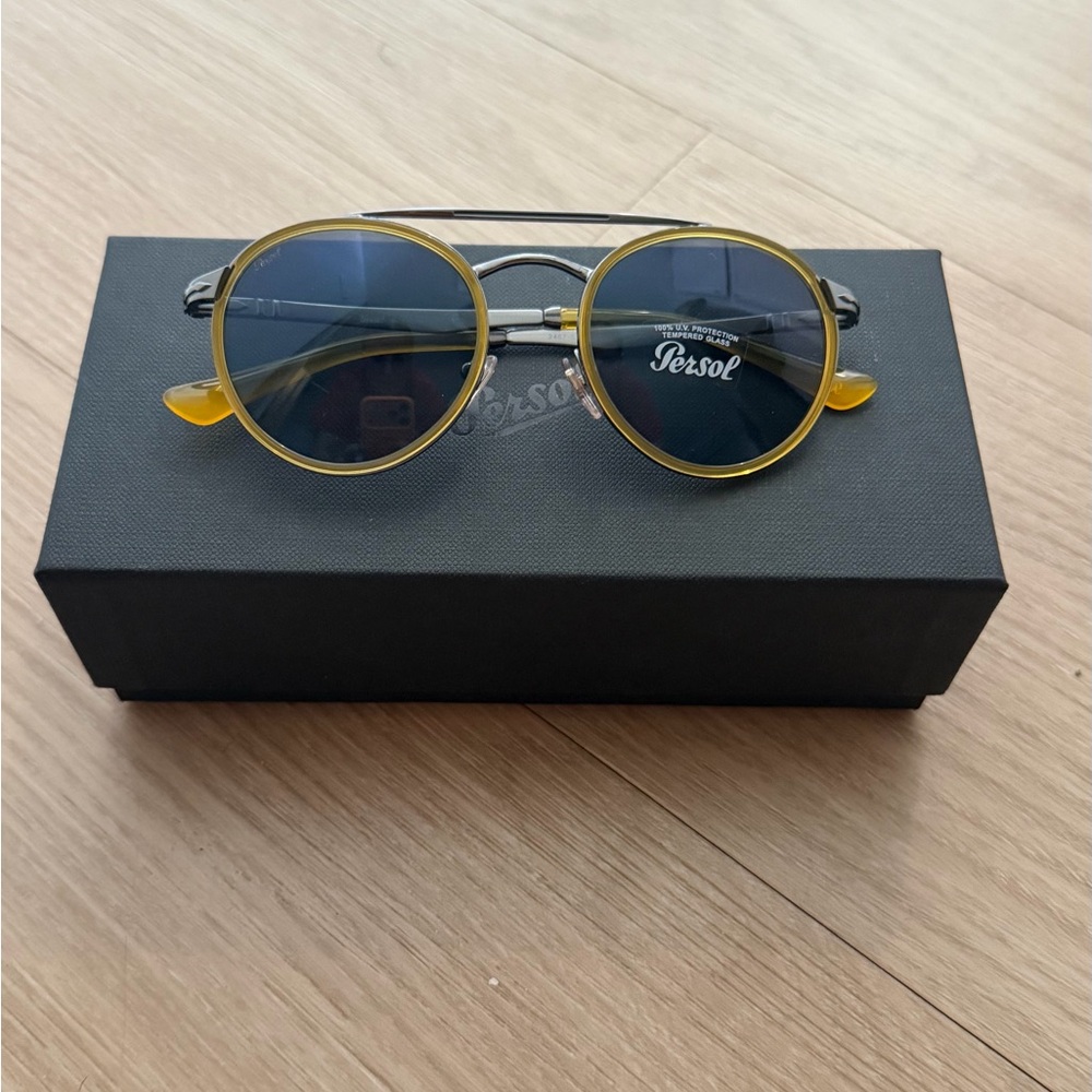 Persol Sunglasses Garrett Leight Wilson X Sun Summer Sun - Yellow